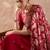 Ethnic Motifs Embroidered Notch Neck Thread Work Kurta With Trousers & Dupatta