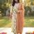 Women Floral Printed Empire Cotton Kurta with Trousers & With Dupatta