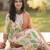 Women Floral Printed Empire Cotton Kurta with Trousers & With Dupatta