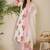 Floral Printed Cotton Kurta With Trousers & Dupatta