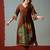 Brown Printed A-line Kurta Trousers Set