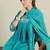 Women Embroidered Beads & Stones Cotton Kurta with Trousers & Dupatta