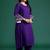 Plus Size Motifs Thread Work Kurta with Trousers