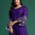 Plus Size Motifs Thread Work Kurta with Trousers
