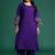 Plus Size Motifs Thread Work Kurta with Trousers
