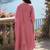 Women Floral Thread Work Kurta with Trousers & With Dupatta
