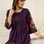 Floral Printed Thread Work Cotton Kurta With Palazzos