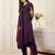 Floral Printed Thread Work Cotton Kurta With Palazzos