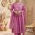 Women Floral Embroidered Thread Work Cotton Kurta with Trousers & With Dupatta