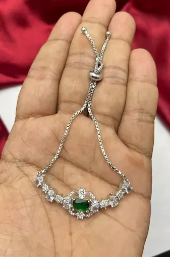 emerald green bridal jewellery set, silver rhinestone necklace earrings, wedding statement set