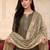 Women Thread Work Kurta with Trousers & With Dupatta