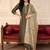 Women Thread Work Kurta with Trousers & With Dupatta