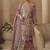 Multicolor crepe silk blend printed kurta palazzo suit with dupatta