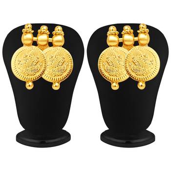 Royal Gold Plated Temple Jewellery Necklace Set 5