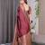 Maroon elegant zari woven banarasi silk sarees with attached blouse