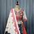 Multicolor Digital Print Mirror Work Butter Silk Blend Navratri Lehenga Choli