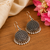 Oxidised silver jhumki combo1 of 2 earrings