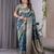 Rama elegant zari woven banarasi silk sarees with attached blouse