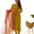 women's solid viscose straight kurta pant and dupatta set