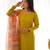 women's solid viscose straight kurta pant and dupatta set