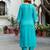 Women Floral Embroidered Thread Work Kurta with Trousers & With Dupatta