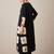 Women Printed Panelled Thread Work Kurta with Trousers