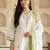 Women Floral Embroidered Thread Work Cotton Kurta with Trousers & With Dupatta