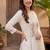 Women Floral Embroidered Thread Work Cotton Kurta with Trousers & With Dupatta