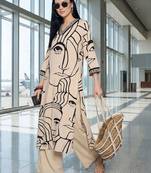 Women Printed Kurta with Palazzos
