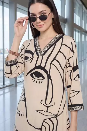 Women Printed Kurta with Palazzos