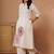 Women Floral Embroidered Thread Work Kurta with Palazzos