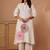 Women Floral Embroidered Thread Work Kurta with Palazzos