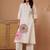 Women Floral Embroidered Thread Work Kurta with Palazzos