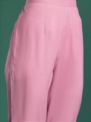 Embroidered Cotton Kurta with Trousers & Dupatta 3