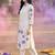 Women Floral Embroidered Thread Work Cotton Kurta with Trousers