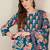 Women Floral Printed Cotton Kurta with Trousers & Dupatta