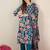 Women Floral Printed Cotton Kurta with Trousers & Dupatta