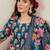 Women Floral Printed Cotton Kurta with Trousers & Dupatta