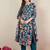 Women Floral Printed Cotton Kurta with Trousers & Dupatta