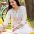 Women Floral Embroidered Regular Thread Work Pure Cotton Kurta with Trousers