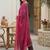 Women Ethnic Motifs Embroidered Sequinned Liva Kurta with Trousers & With Dupatta