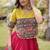 NAVRATRI  Flared Lehenga & Multicolor Kutchi Embroidered Blouse Set-full stitched free size