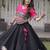 NAVRATRI  Flared Lehenga & Multicolor Kutchi Embroidered Blouse Set-full stitched free size