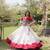 NAVRATRI  Flared Lehenga & Multicolor Kutchi Embroidered Blouse Set-full stitched free size