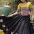 NAVRATRI  Flared Lehenga & Multicolor Kutchi Embroidered Blouse Set-full stitched free size