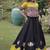 NAVRATRI  Flared Lehenga & Multicolor Kutchi Embroidered Blouse Set-full stitched free size