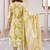 Women Floral Printed Cotton Kurta with Palazzos & With Dupatta