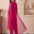 Women Ethnic Motifs Embroidered Thread Work Kurta with Trousers & With Dupatta