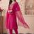 Women Ethnic Motifs Embroidered Thread Work Kurta with Trousers & With Dupatta