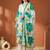 Women Floral Printed Cotton Kurta with Trousers & With Dupatta